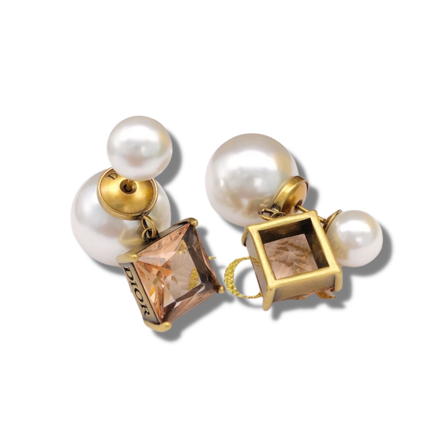 Christian Dior Earrings Gold For Women