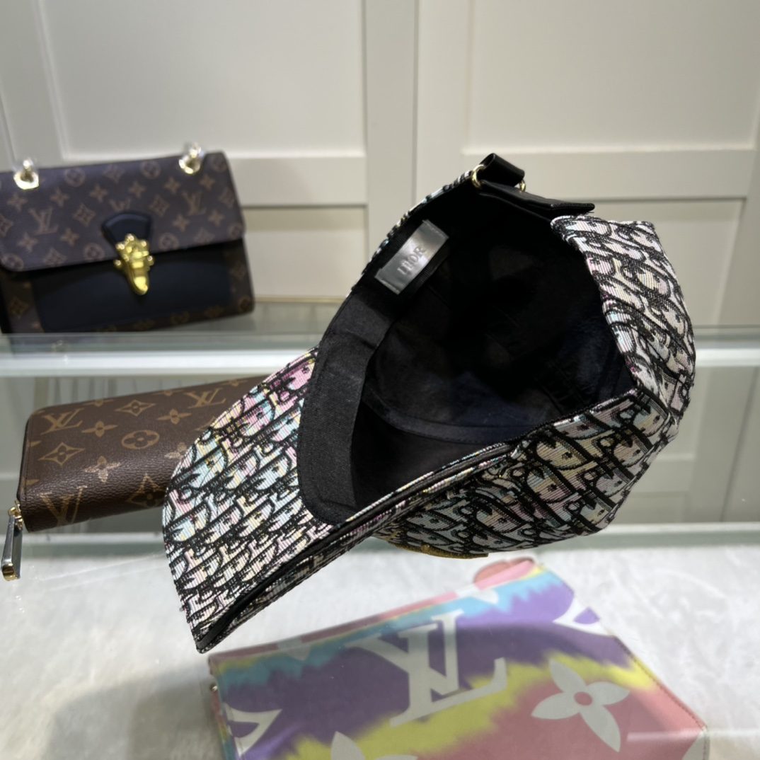 Christian Dior Jack Dior Baseball Cap Black Cap