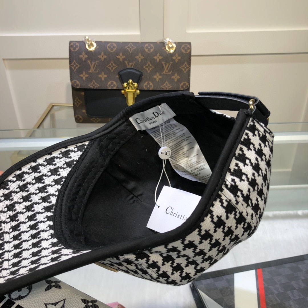 Christian Dior Jack Dior Baseball Cap In White