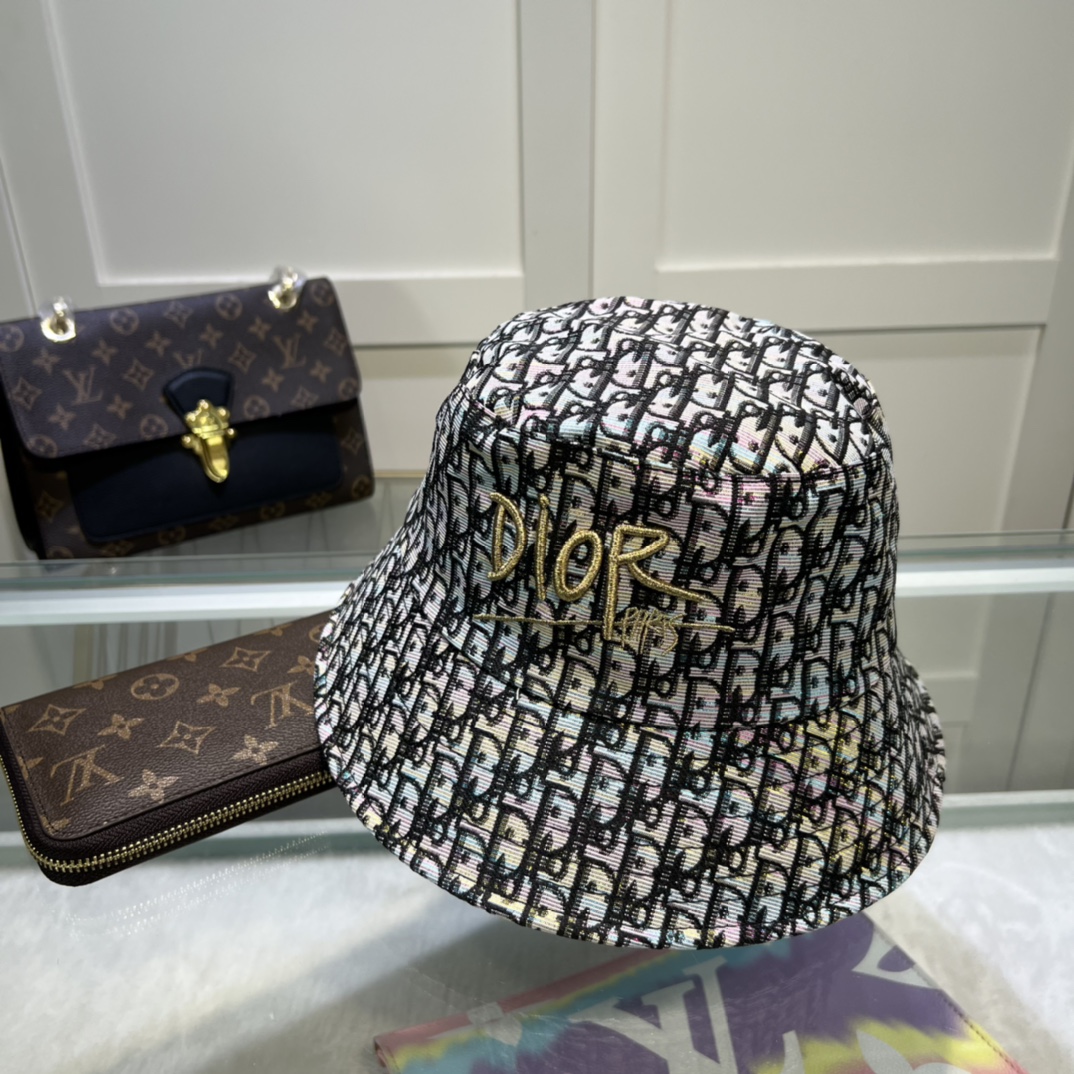 Christian Dior Jack Dior Bucket Hat Multicolor Hat