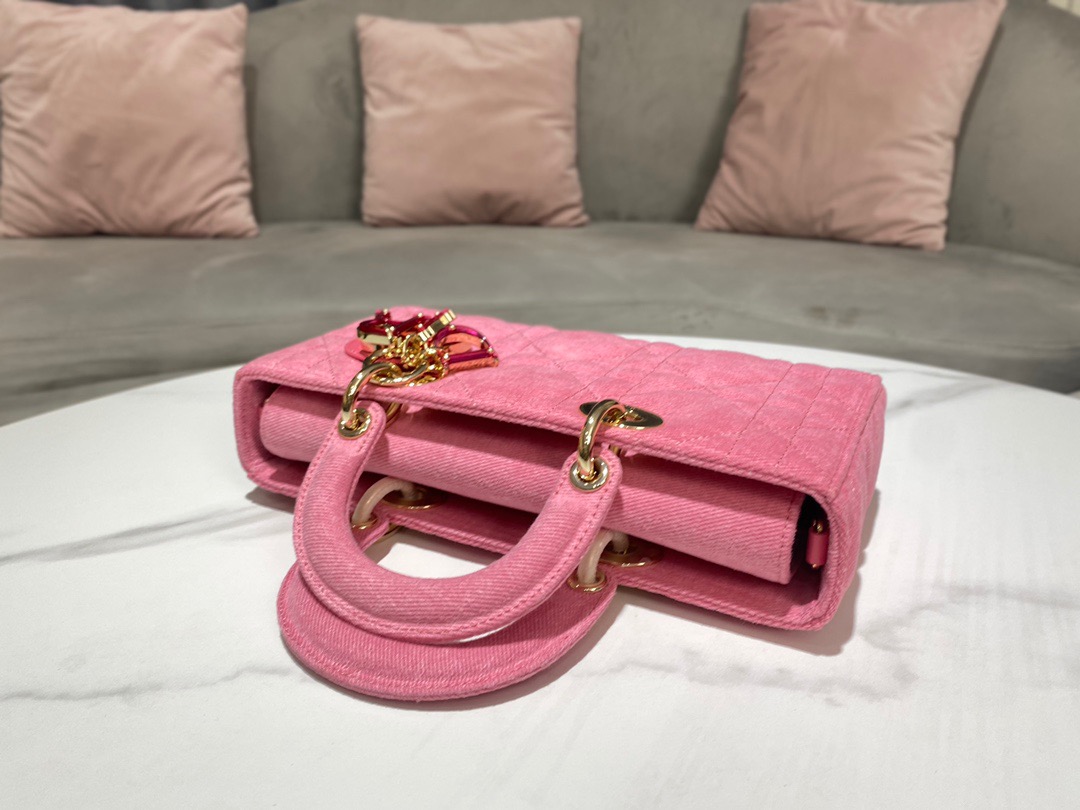 Christian Dior Lady D-Joy Bag Pink, For Women Women’s Handbags 26cm/10in CDWTJA_