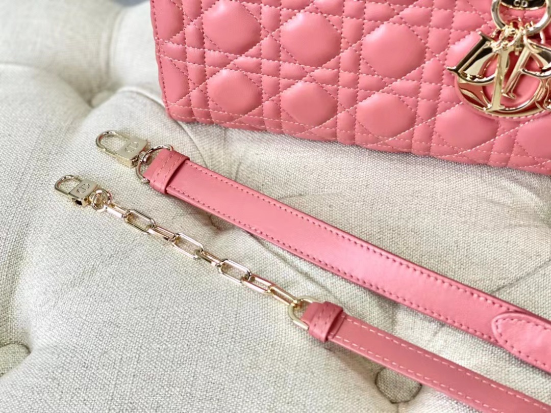 Christian Dior Lady D-Joy Bag Pink, For Women Women’s Handbags, 26cm CD