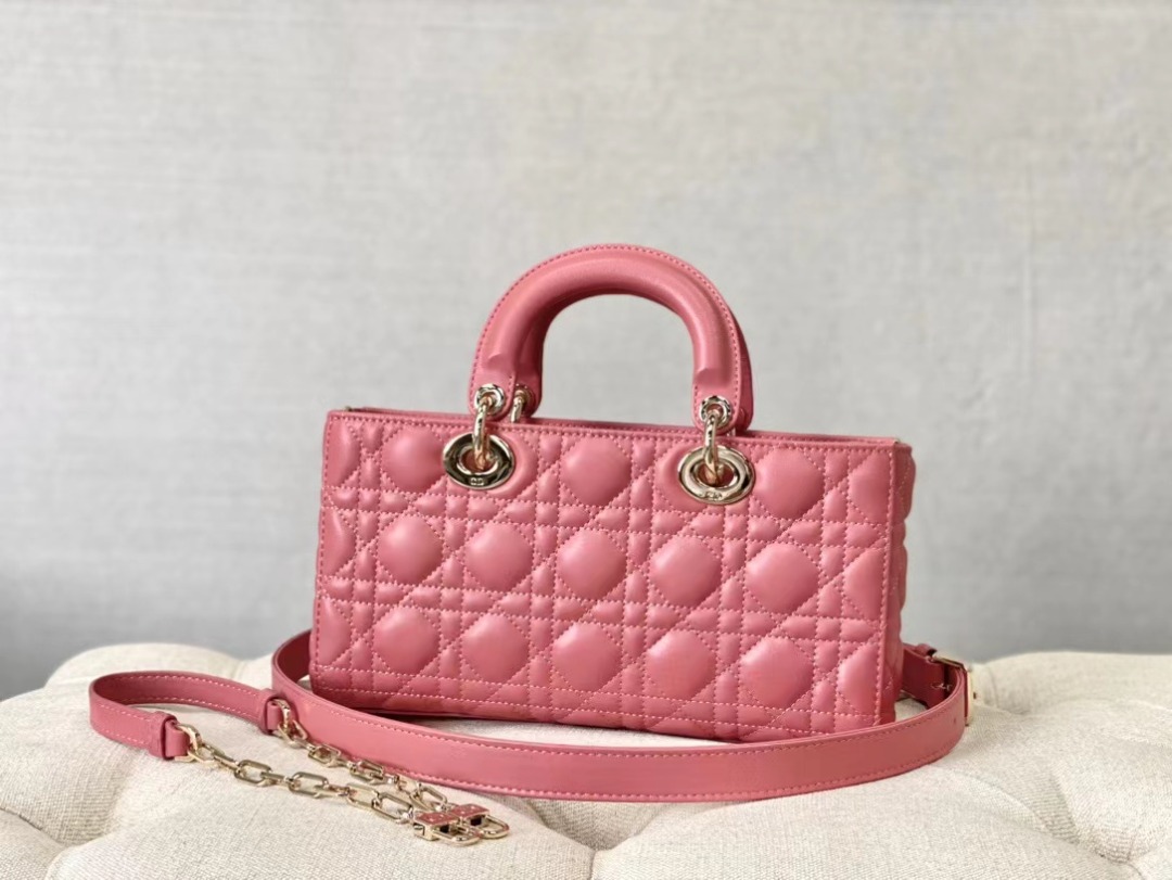 Christian Dior Lady D-Joy Bag Pink, For Women Women’s Handbags, 26cm CD