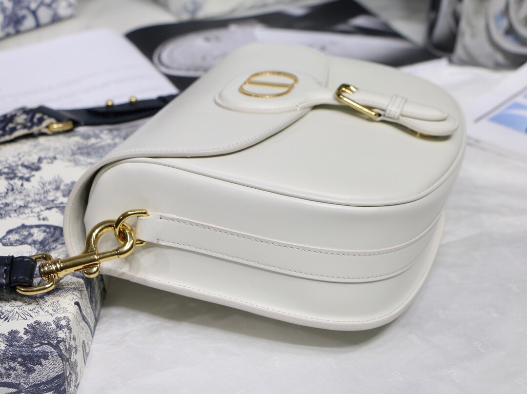 Christian Dior Large Bobby Bag White For Women 10.5in/27cm CDUMOB_