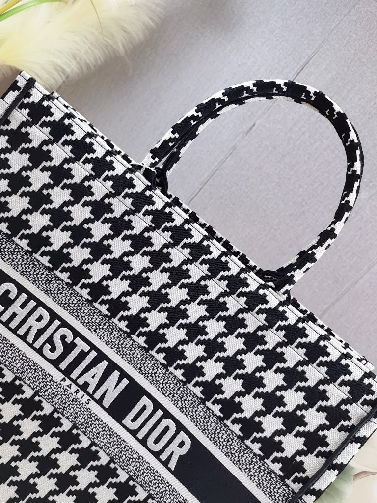 Christian Dior Large Dior Book Tote Black, For Women, Women’s Handbags 16.5in/42cm CD