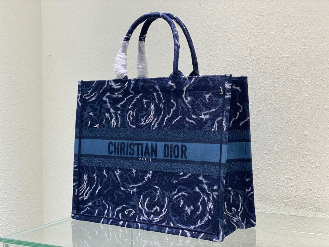 Christian Dior Large Dior Book Tote Blue, For Women, Women’s Handbags 16.5in/42cm CDZRVG_