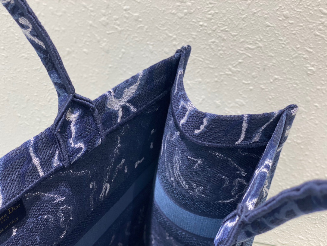 Christian Dior Large Dior Book Tote Blue, For Women, Women’s Handbags 16.5in/42cm CDZRVG_