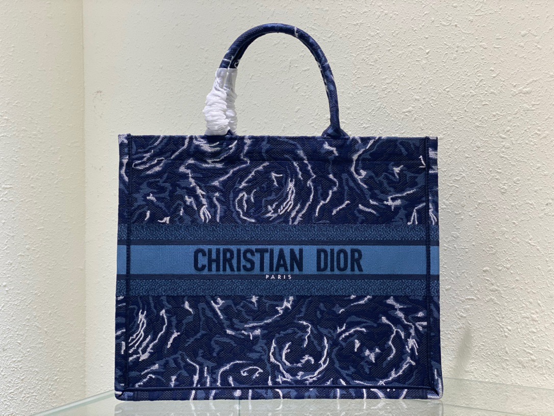 Christian Dior Large Dior Book Tote Blue, For Women, Women’s Handbags 16.5in/42cm CDZRVG_