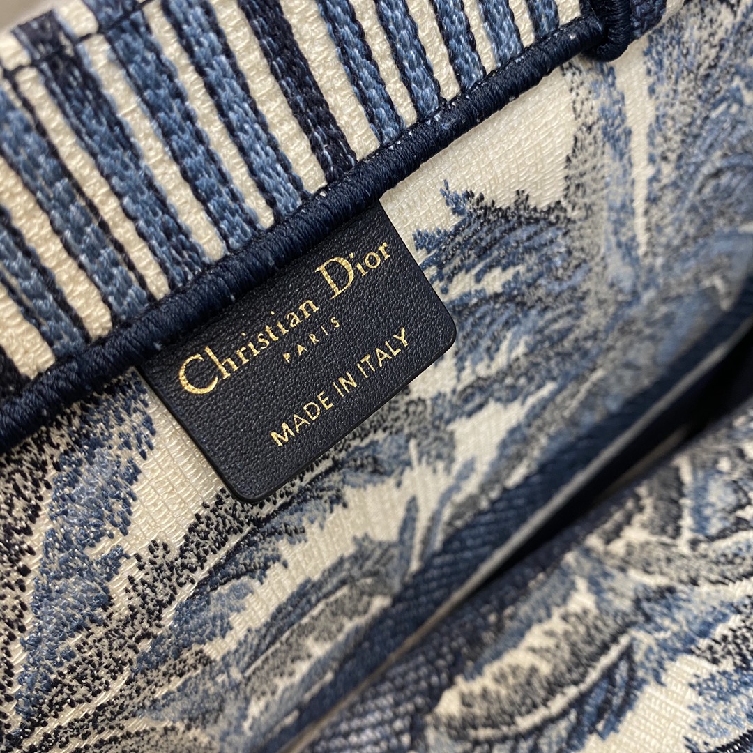 Christian Dior Large Dior Book Tote Blue For Women 16.5in/42cm CDZRIW
