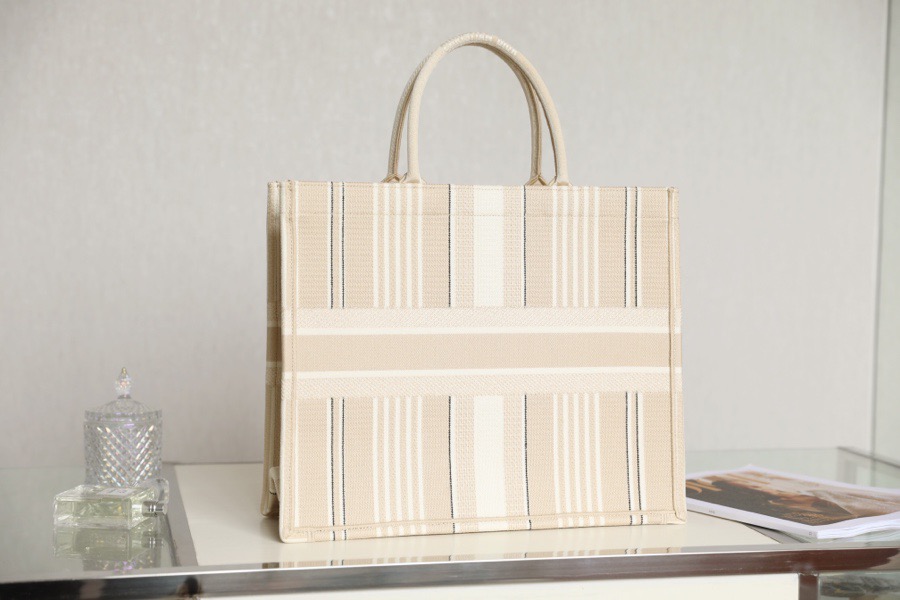 Christian Dior Large Dior Book Tote Cream, For Women, Women’s Handbags 16.5in/42cm CD