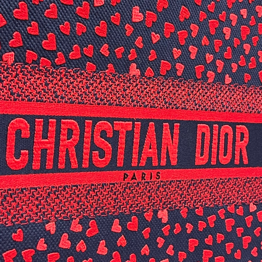 Christian Dior Large Dior Book Tote Crimson Multicolor, For Women, Women’s Handbags 16.5in/42cm CD