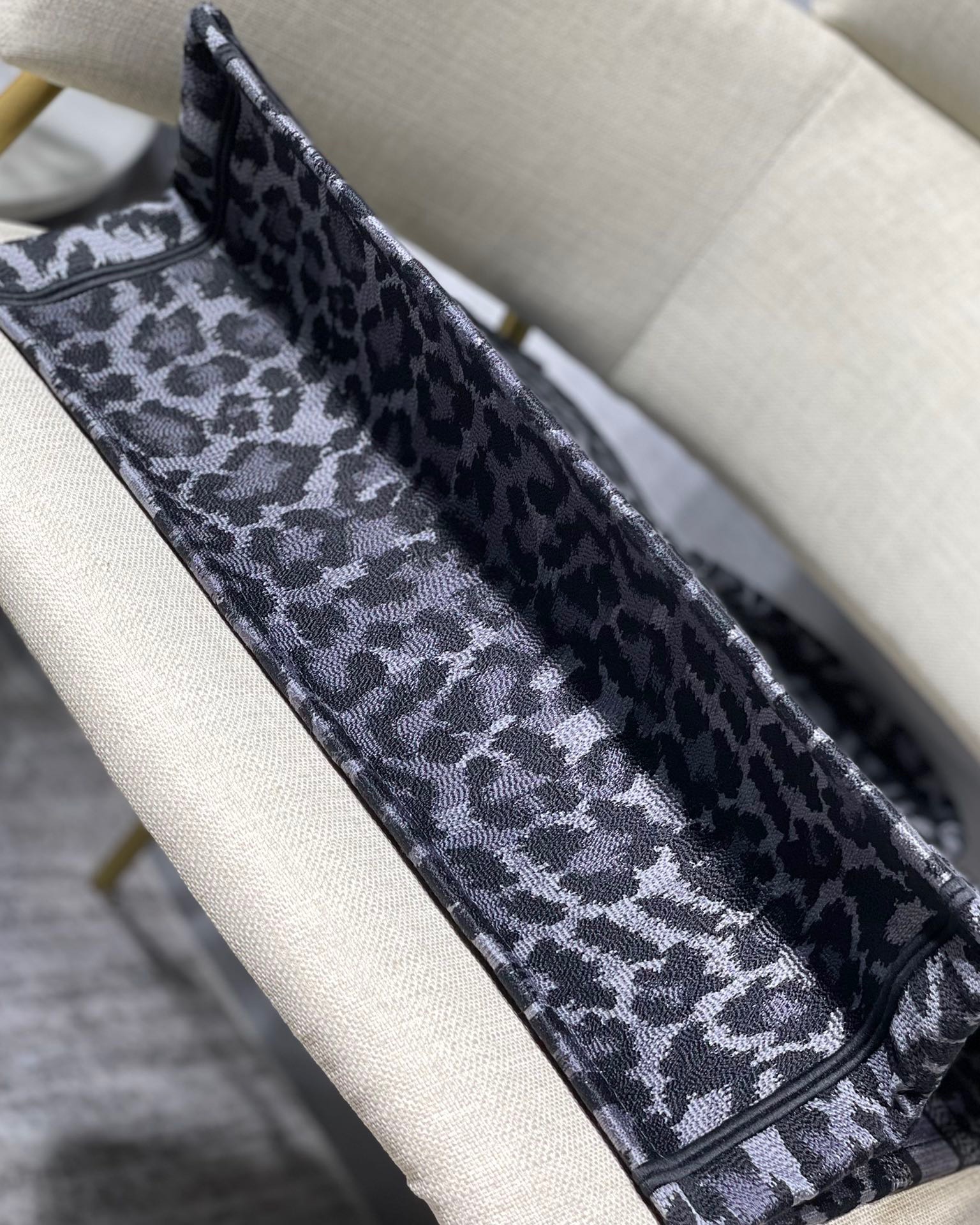 Christian Dior Large Dior Book Tote Gray Multicolor , For Women, Women’s Handbags 16.5in/42cm CDZRHM_