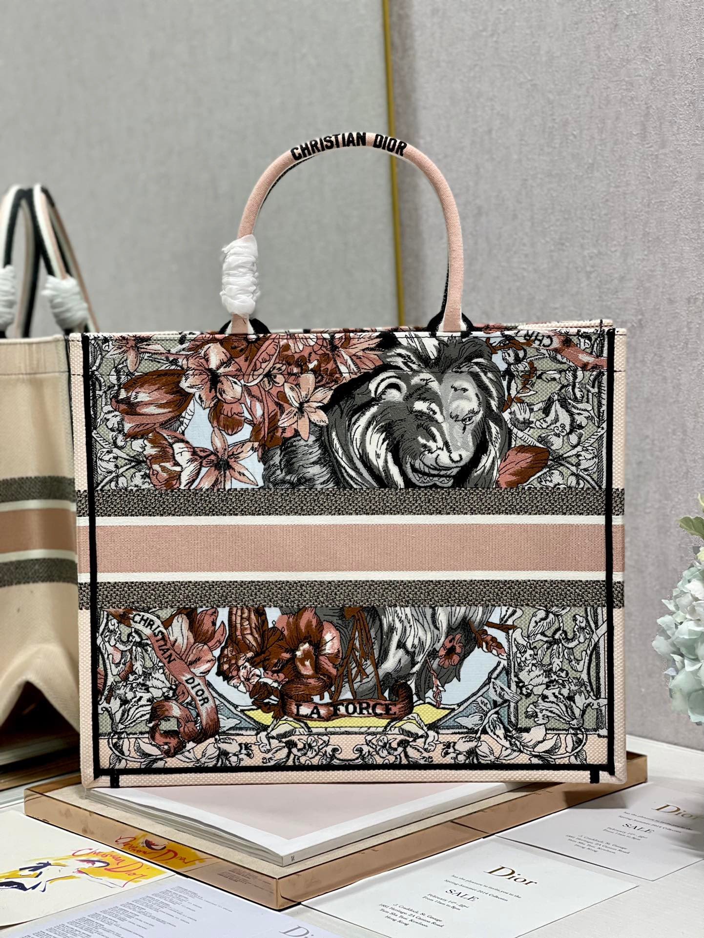 Christian Dior Large Dior Book Tote Multicolor, For Women, Women’s Handbags 16.5in/42cm