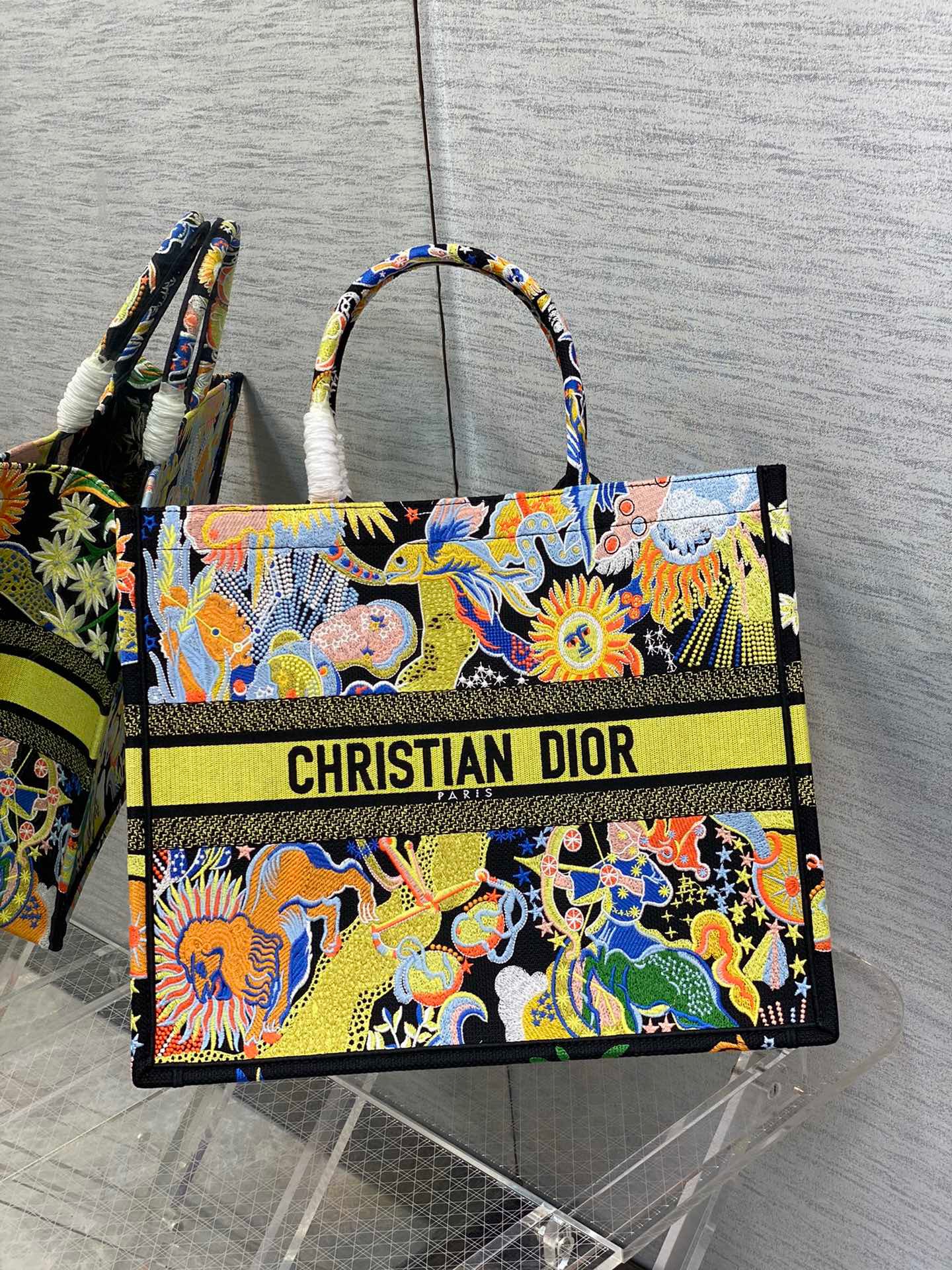 Christian Dior Large Dior Book Tote Multicolor, For Women, Women’s Handbags 16.5in/42cm CD