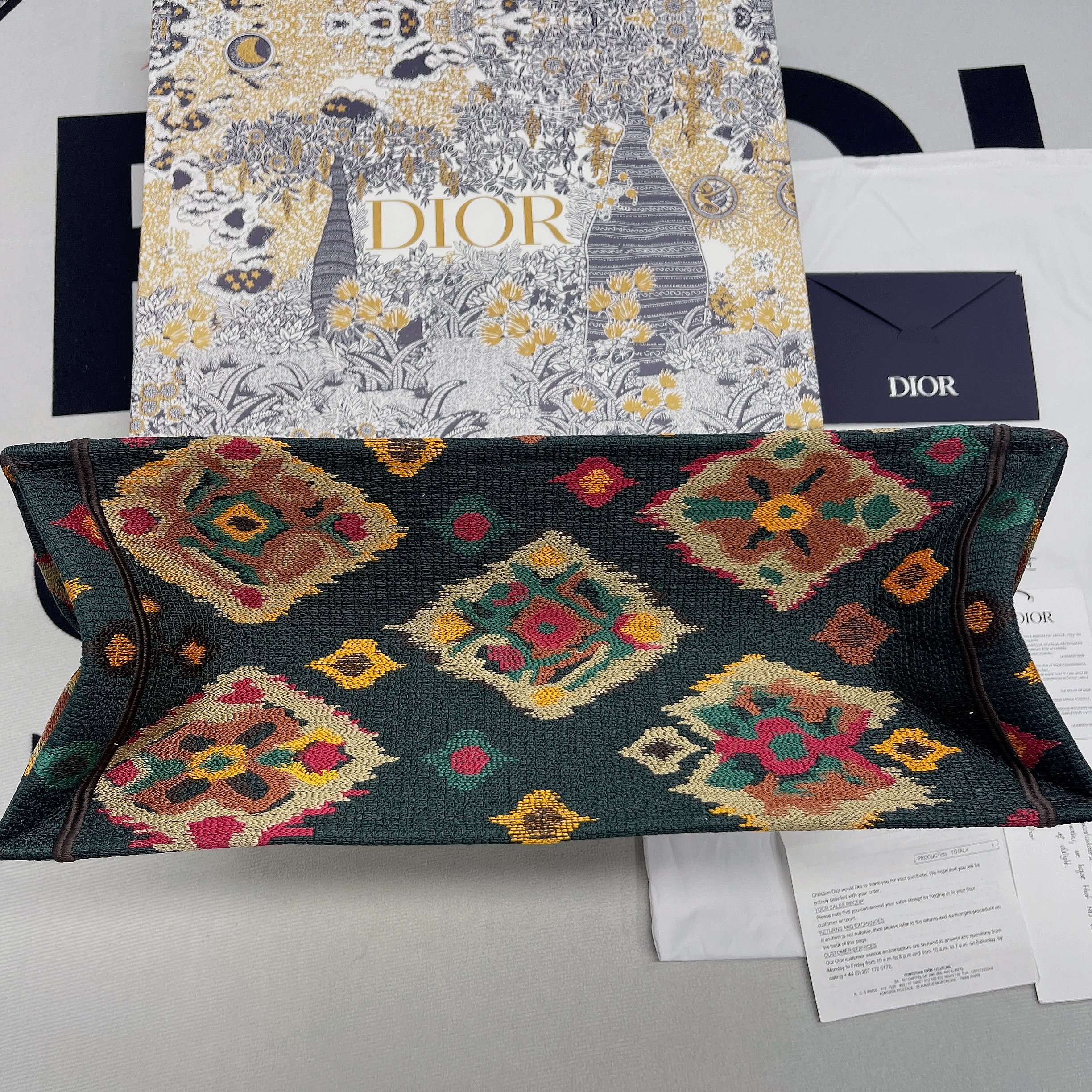 Christian Dior Large Dior Book Tote Multicolor, For Women, Women’s Handbags 16.5in/42cm CD