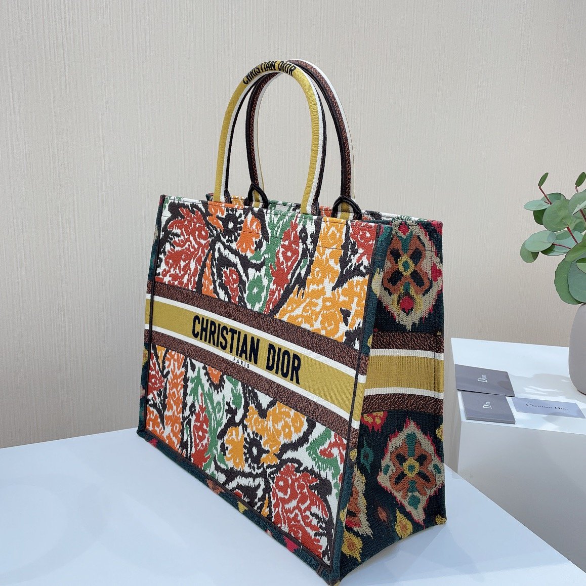 Christian Dior Large Dior Book Tote Multicolor, For Women, Women’s Handbags 16.5in/42cm CD