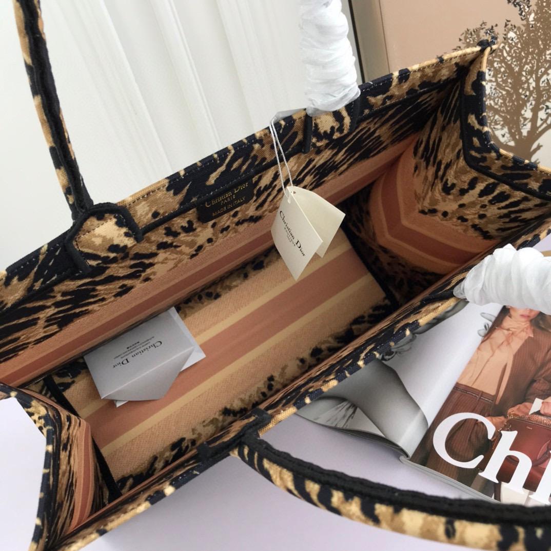 Christian Dior Large Dior Book Tote Multicolor Tie & Dior Embroidery, Multicolor, For Women Women’s Handbags, Shoulder Bags, 42cm