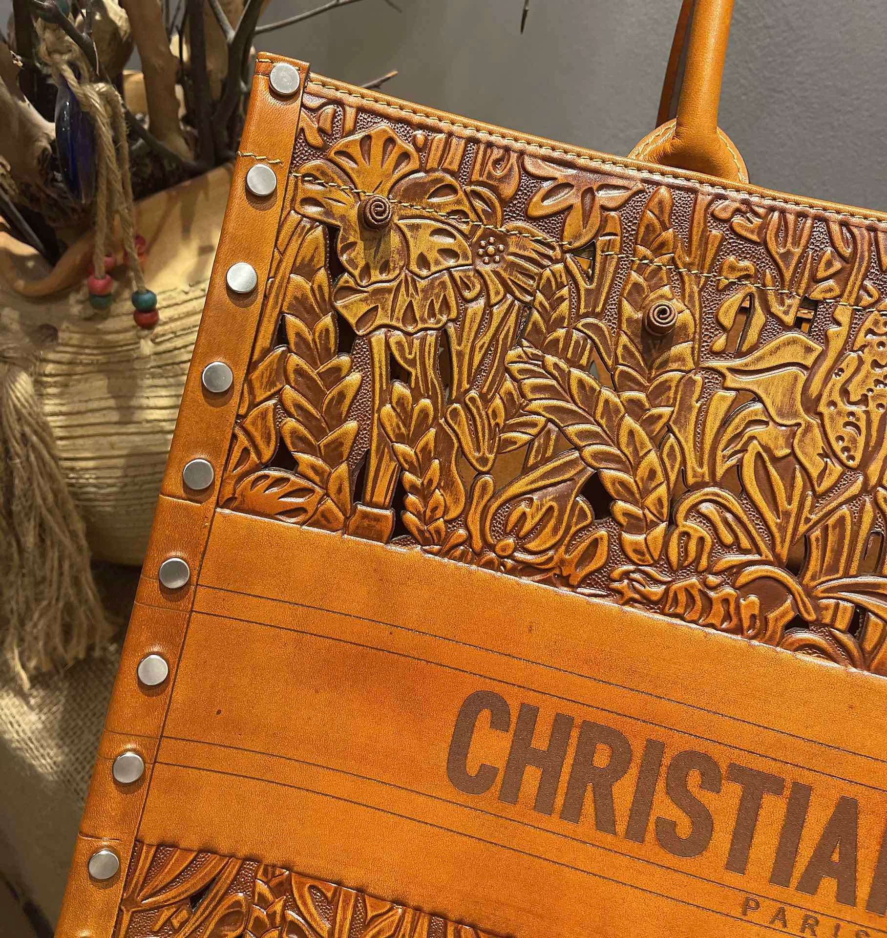 Christian Dior Large Dior Book Tote Orange, For Women, Women’s Handbags 16.5in/42cm CD