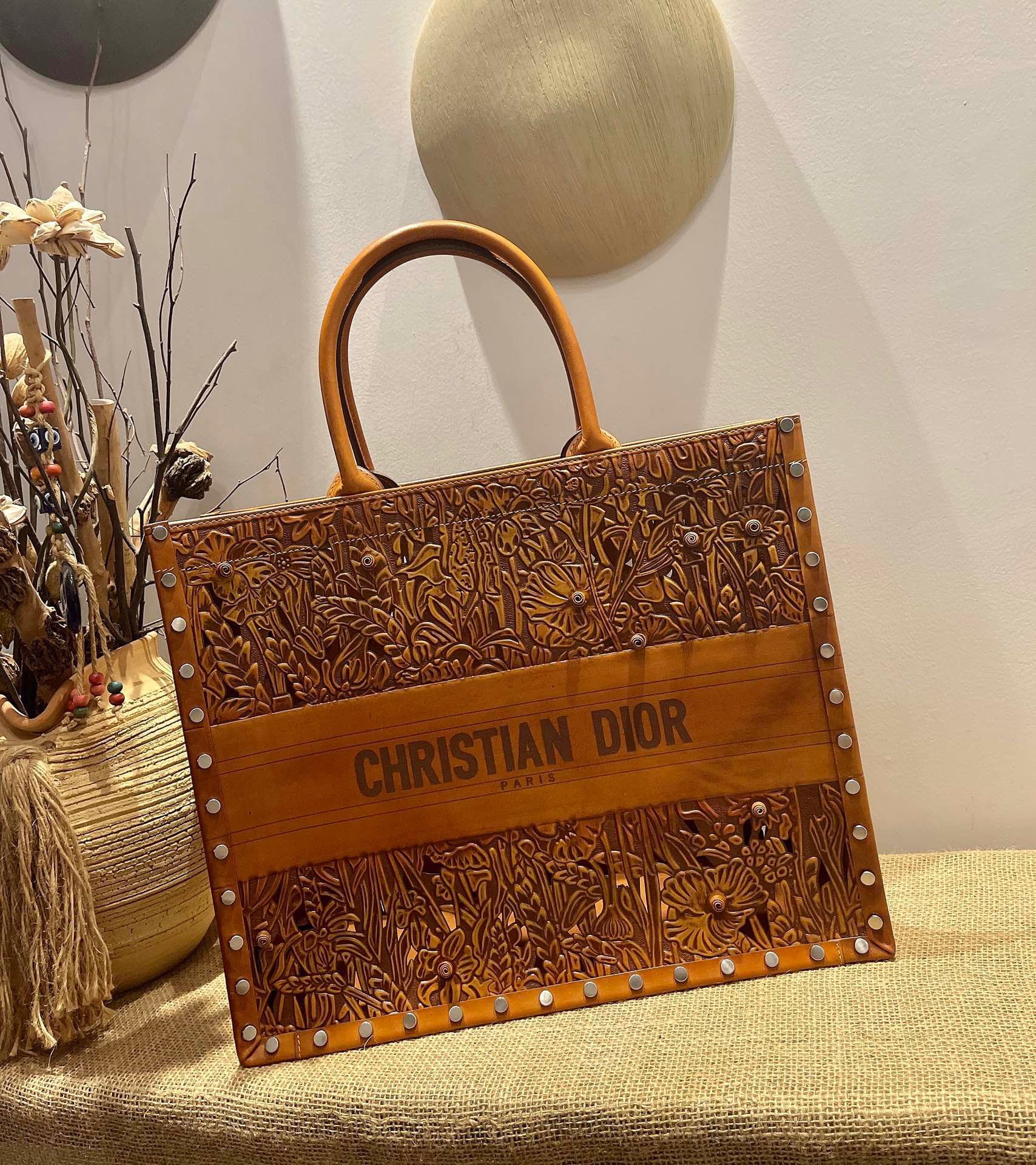 Christian Dior Large Dior Book Tote Orange, For Women, Women’s Handbags 16.5in/42cm CD