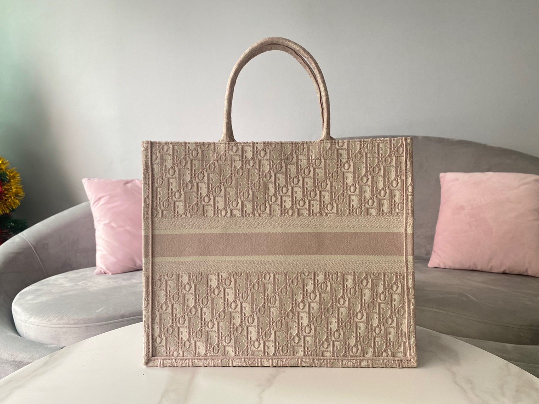 Christian Dior Large Dior Book Tote Pink, For Women, Women’s Handbags 16.5in/42cm CD