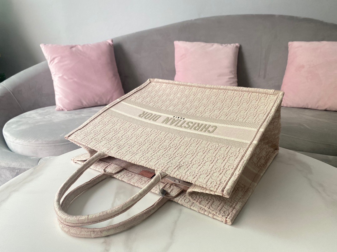 Christian Dior Large Dior Book Tote Pink, For Women, Women’s Handbags 16.5in/42cm CD