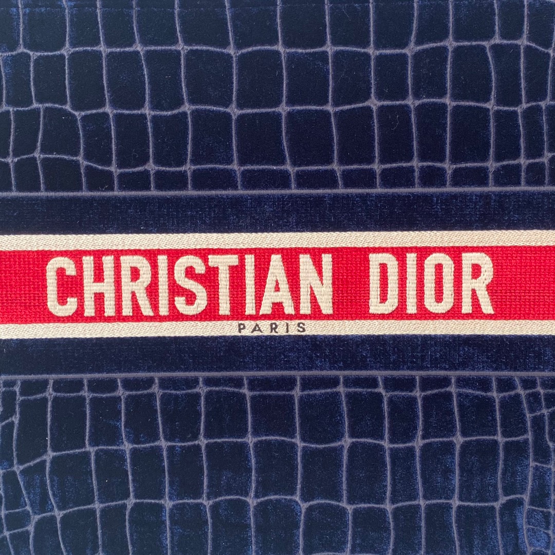 Christian Dior Large Dior Book Tote Red Blue, For Women, Women’s Handbags 16.5in/42cm CD