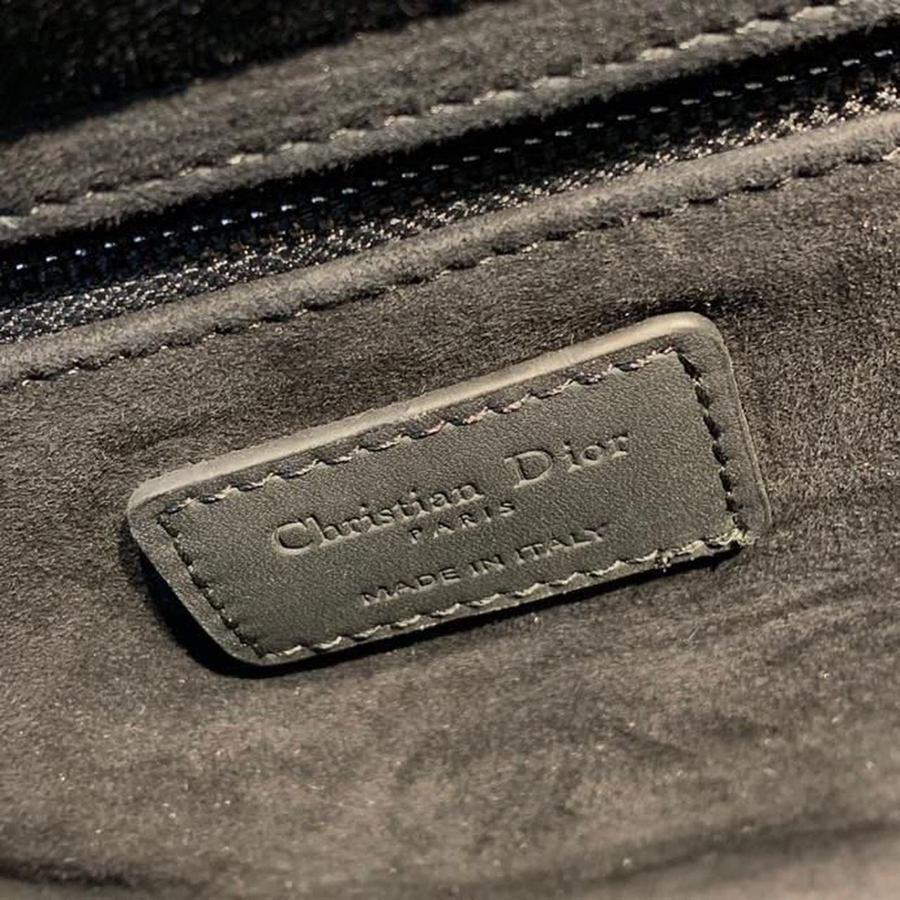 Christian Dior Large Lady Dior Bag Black For Women 12.5in/32cm CDSLOI_