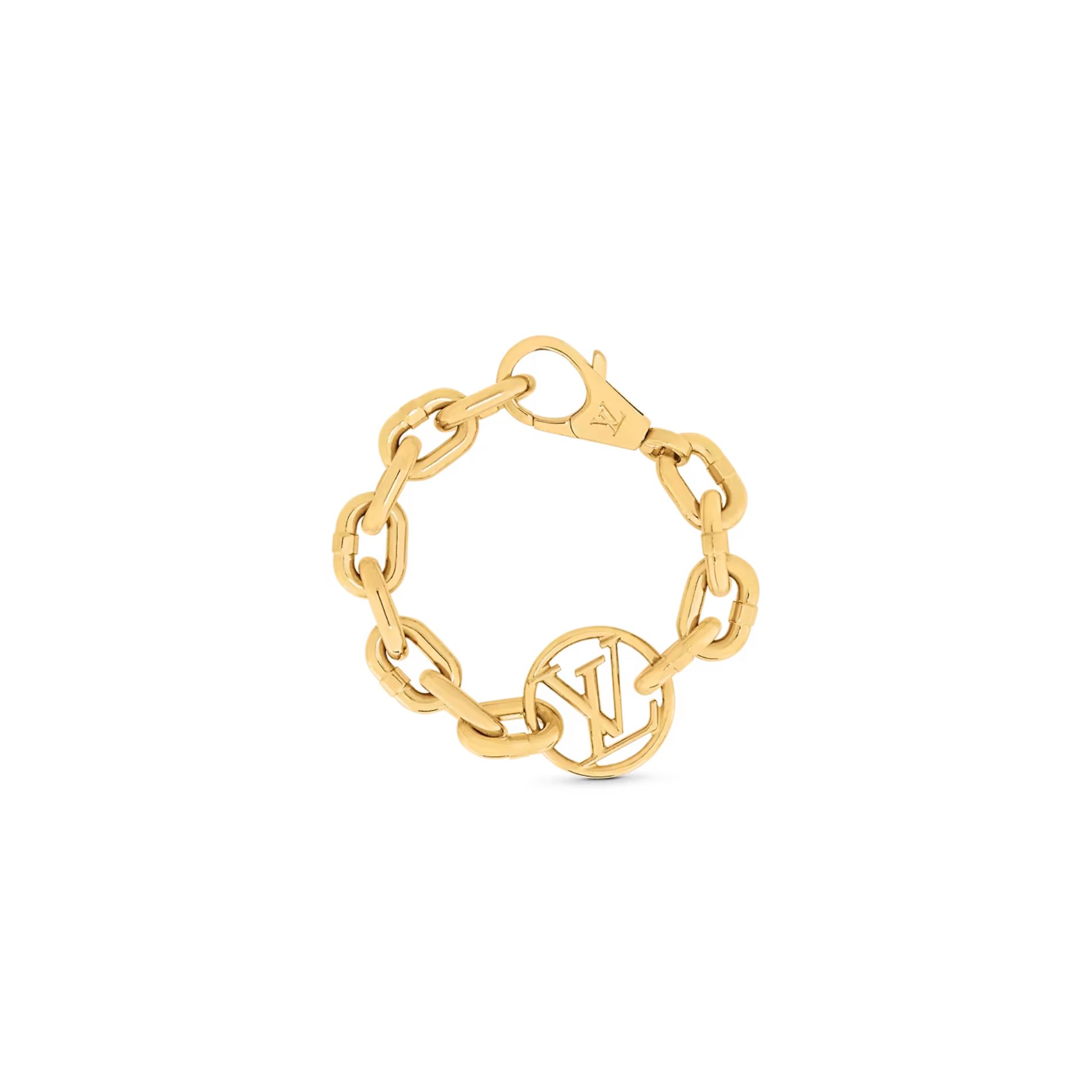 Christian Dior LV Chain-It Bracelet Yellow Gold For Women M1091A