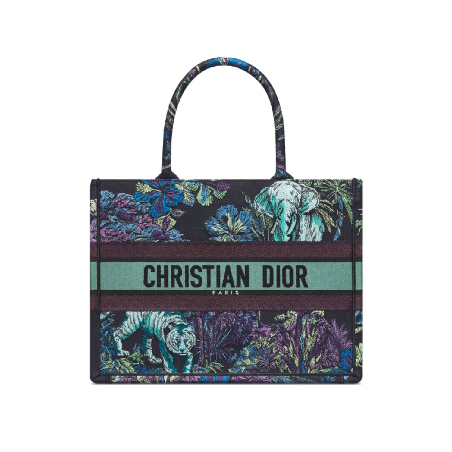 Christian Dior Medium Dior Book Tote Blue Multicolor For WomenZEUP_M928- 36 Cm/ 14 Inches