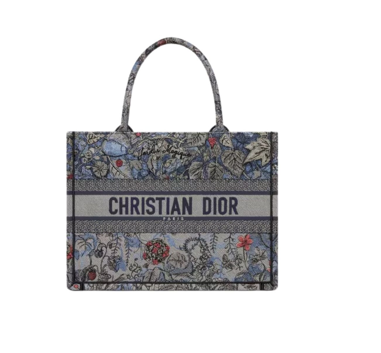 Christian Dior Medium Dior Book Tote Denim Multicolor For Women 14in/36 cmZRZI_M49E