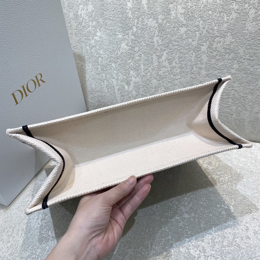 Christian Dior Medium Dior Book Tote Multicolor La Force Embroidery, Multicolor, For Women Women’s Handbags, Shoulder Bags 36cm CD