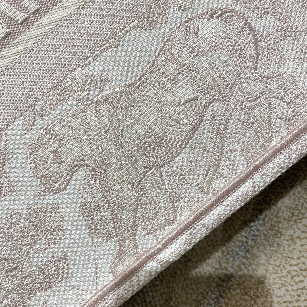 Christian Dior Medium Dior Book Tote Pink Toile de Jouy Reverse Embroidery, Light Pink, For Women Women’s Handbags, 36cm CD