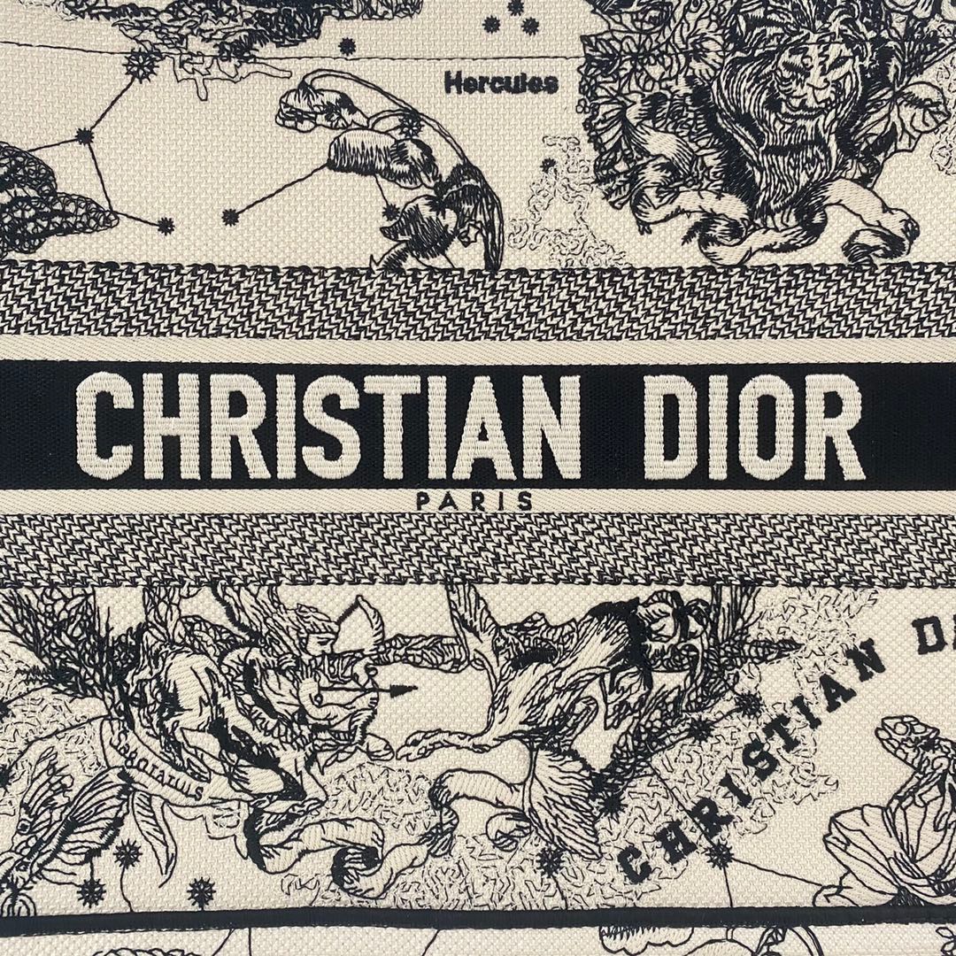 Christian Dior Medium Dior Book Tote White Multicolor , For Women, Women’s Handbags 14in/36cm CDZRHZ_