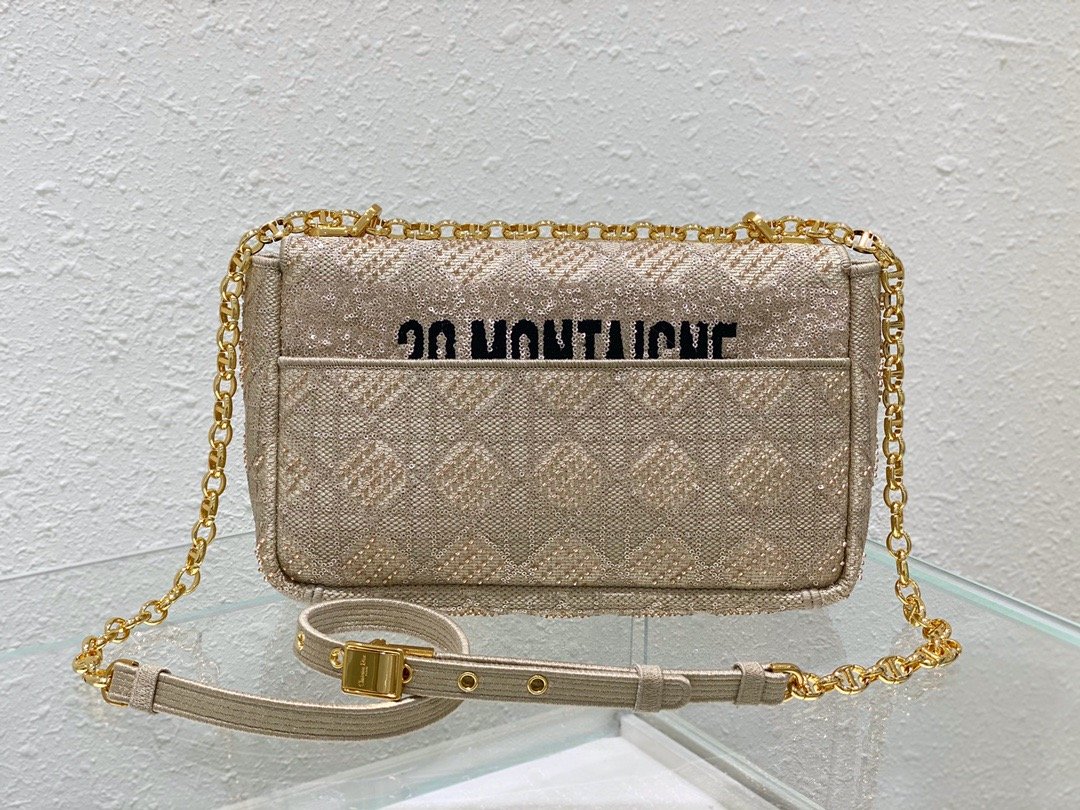 Christian Dior Medium Dior Caro Bag Yellow, For Women, Women’s Handbags 27.5cm/10.8in CD