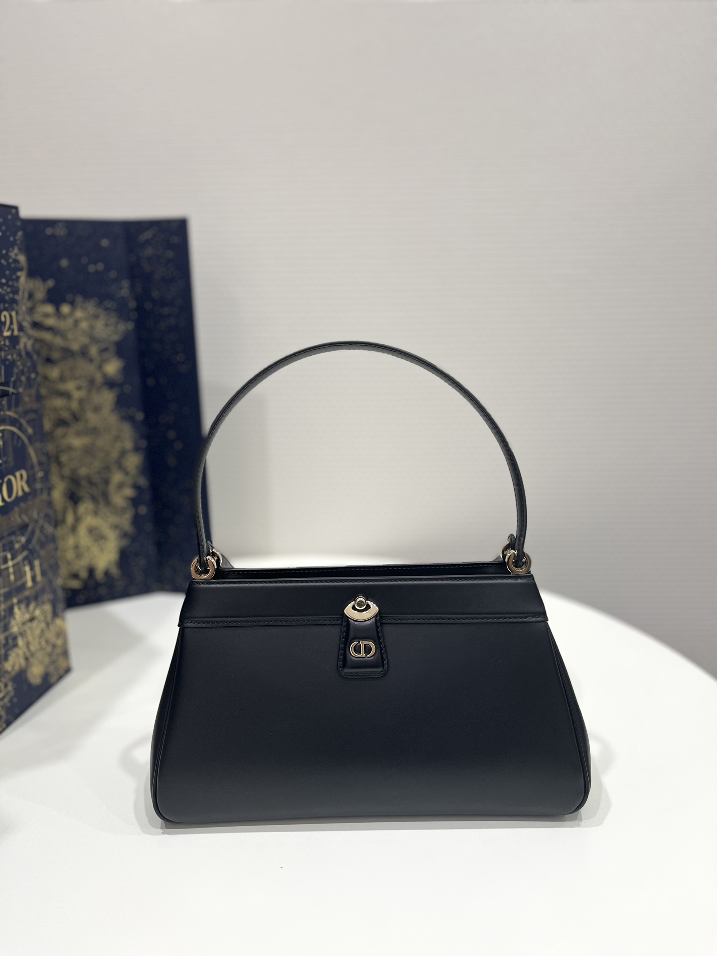Christian Dior Medium Dior Key Bag Black For Women 12in/30 cmOBEQ_