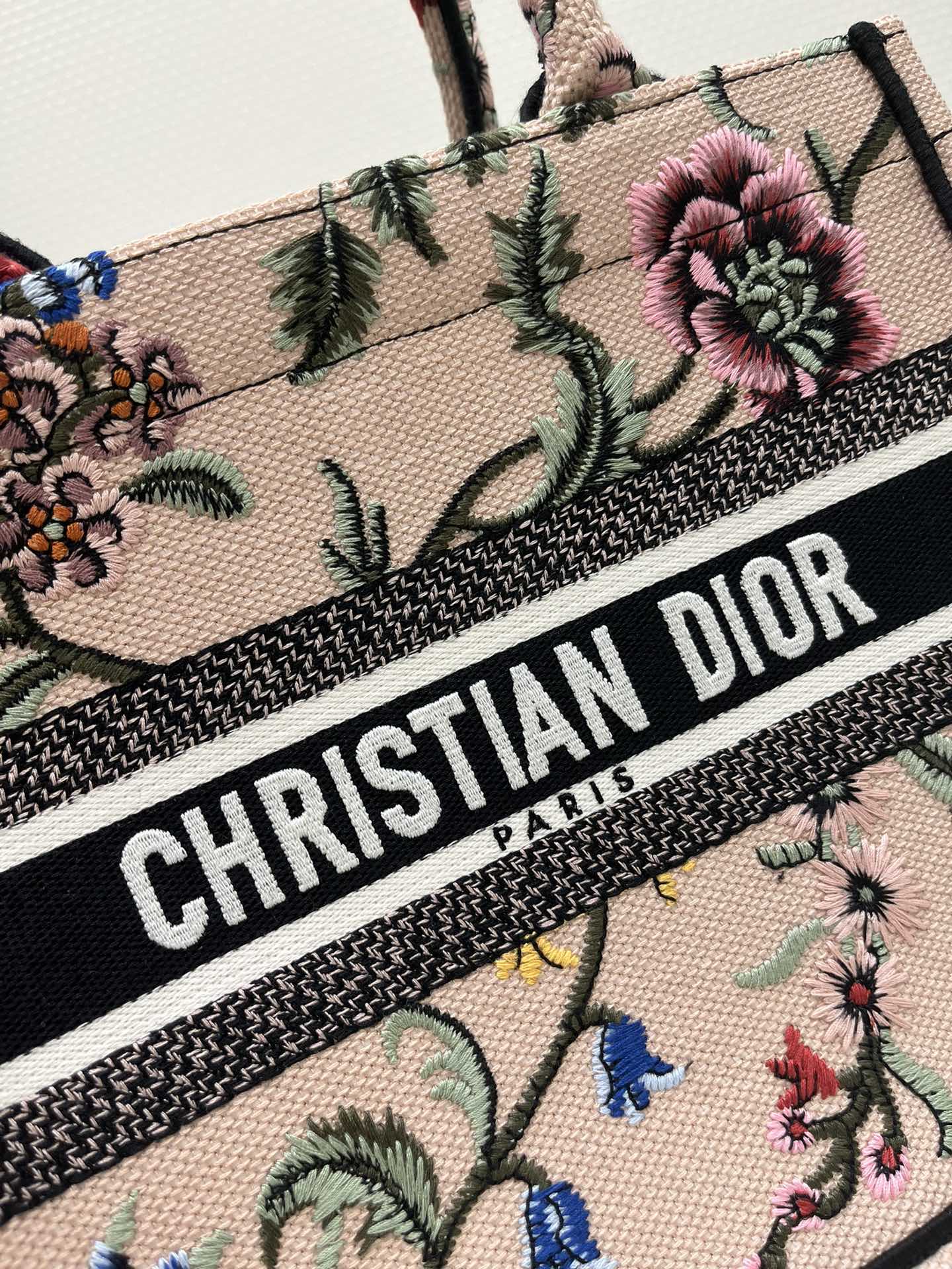 Christian Dior Medium Dior Tote Bag Beige For Women 14in/ 36cm