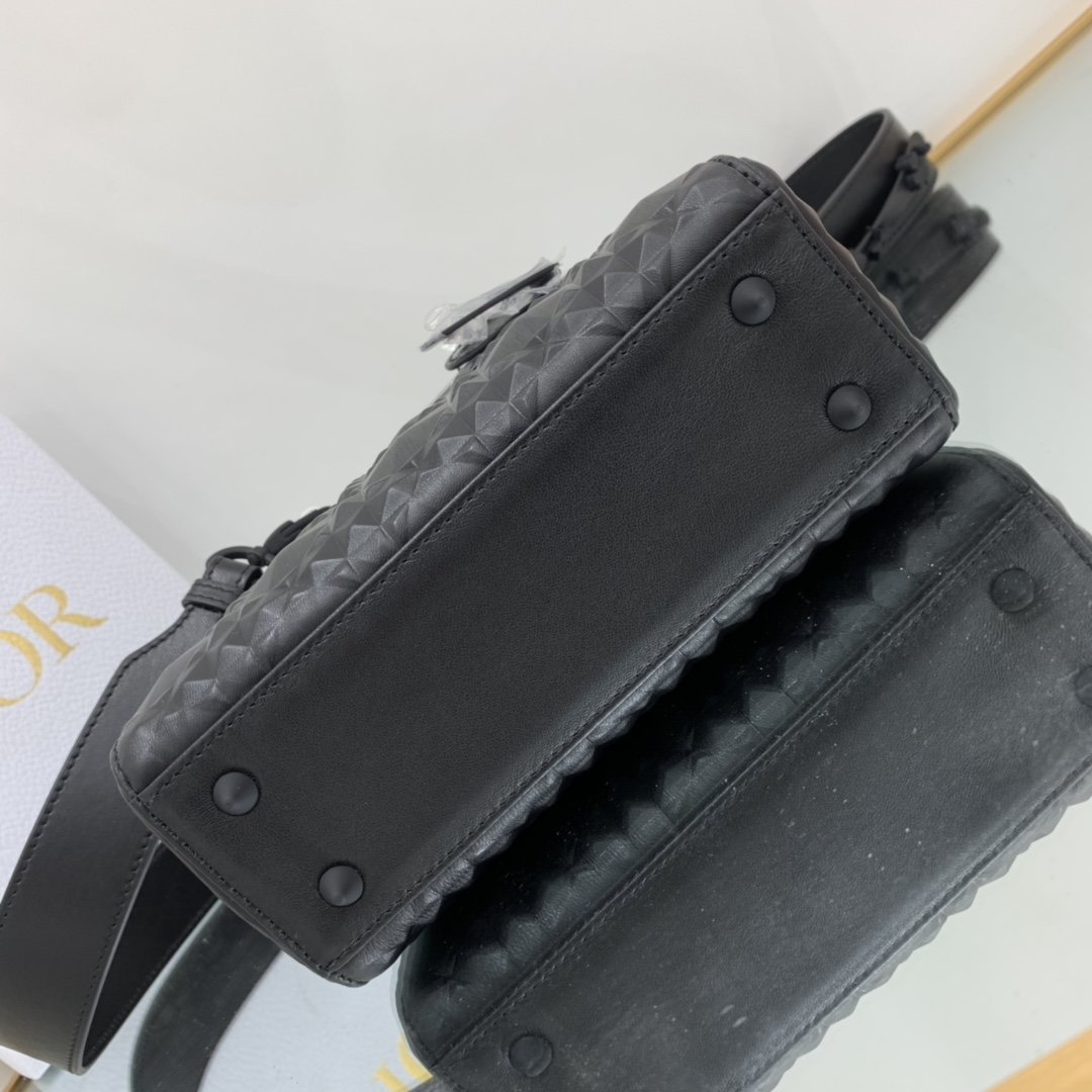 Christian Dior Medium Lady Bag Cannage with Beaded Motif, Black, For Women Women’s Handbags, Crossbody Bags, 20cm CD