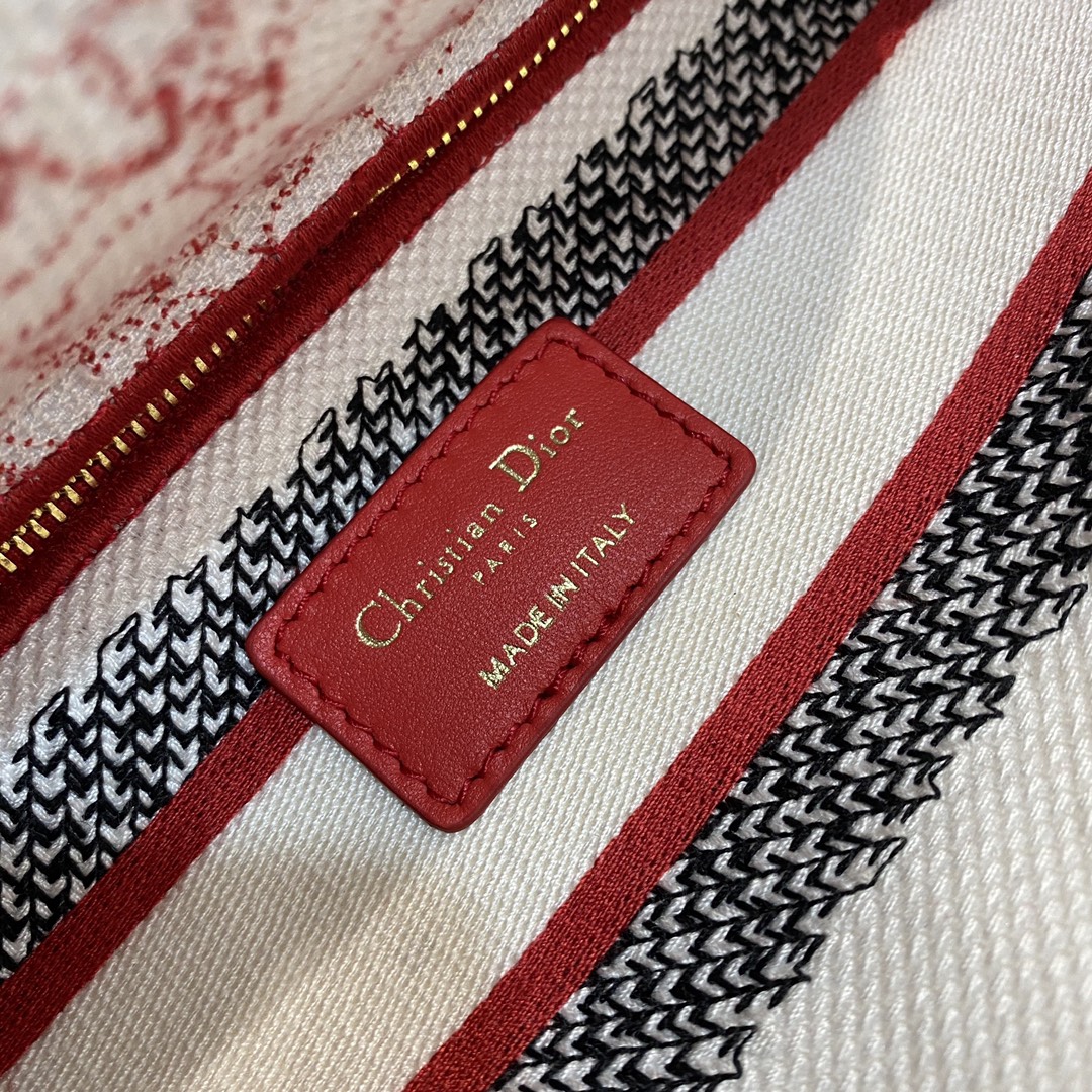 Christian Dior Medium Lady D-Lite Bag, Red, For Women Women’s Handbags, Crossbody Bags, 24cm CD