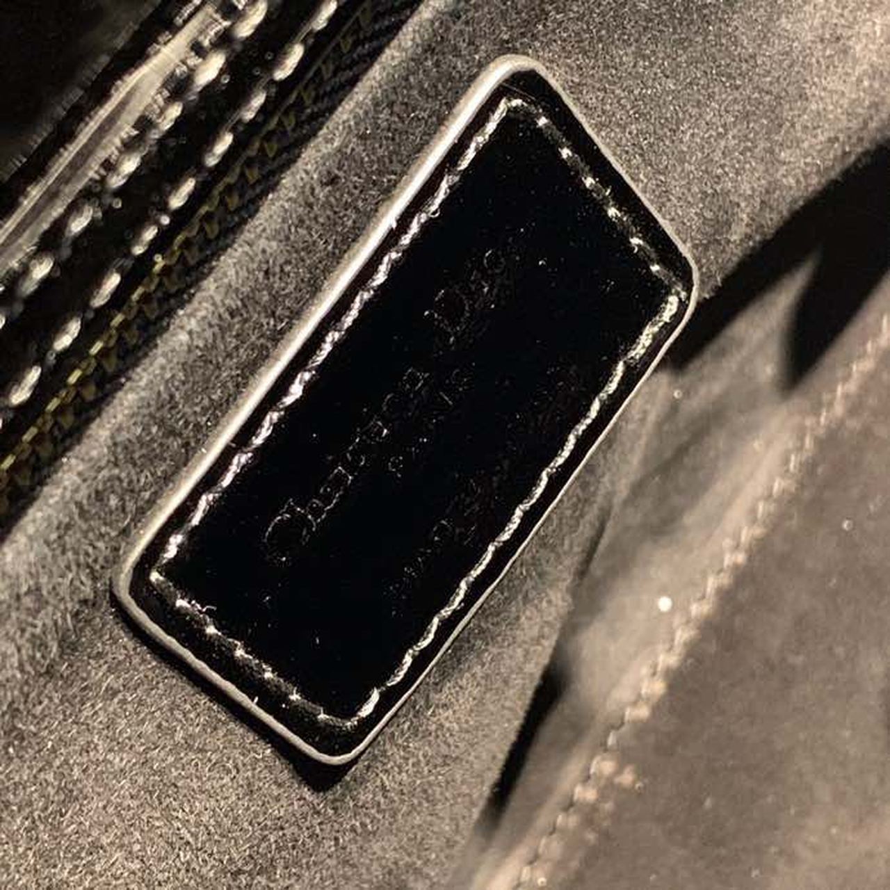 Christian Dior Medium Lady Dior Bag Black Cannage For Women 9.5in/24cm CDONGE_