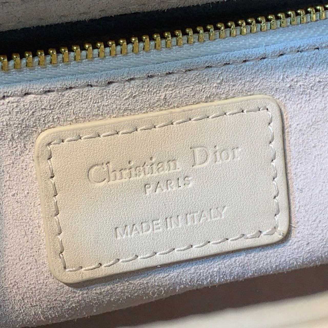 Christian Dior Medium Lady Dior Bag White For Women 9.5in/24cm CD