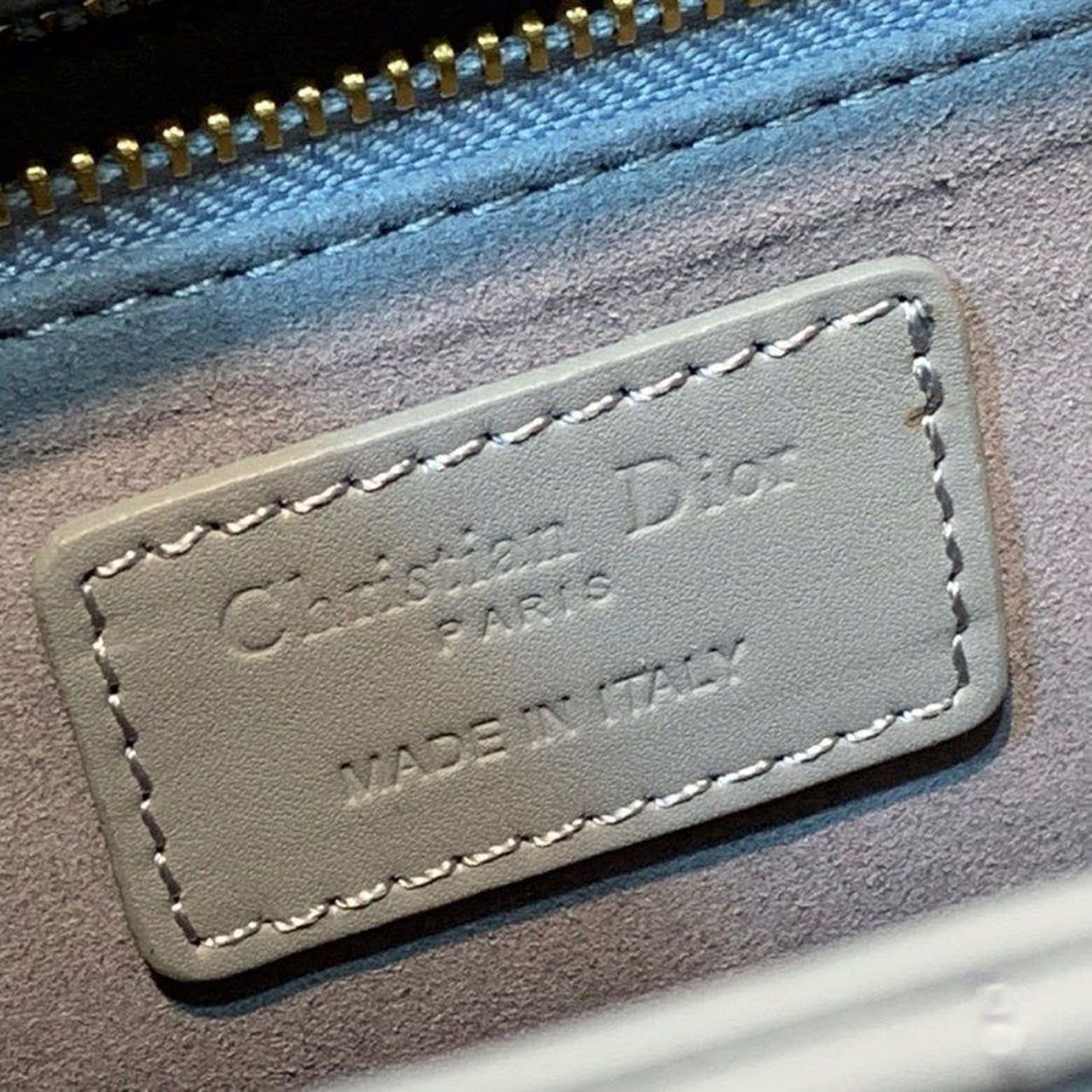 Christian Dior Medium Ultramatte Lady Dior Bag Grey For Women 9.5in/24cm CDILOI_M41G