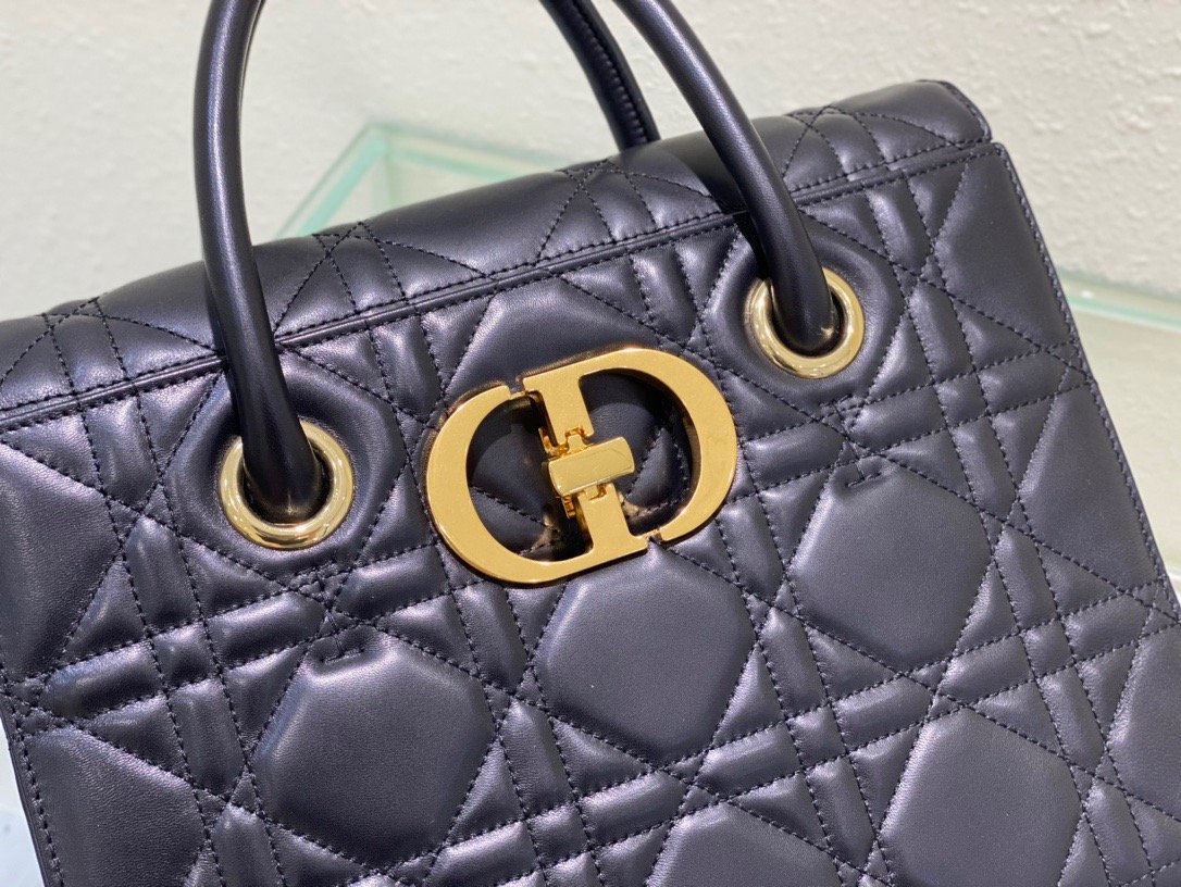 Christian Dior Micro 30 Montaigne Bag Black, For Women, Women’s Handbags 15cm/6in CDUMOS_