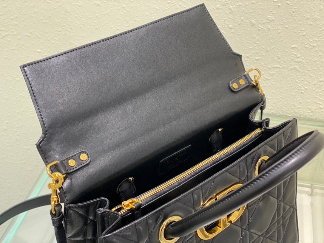 Christian Dior Micro 30 Montaigne Bag Black, For Women, Women’s Handbags 15cm/6in CDUMOS_