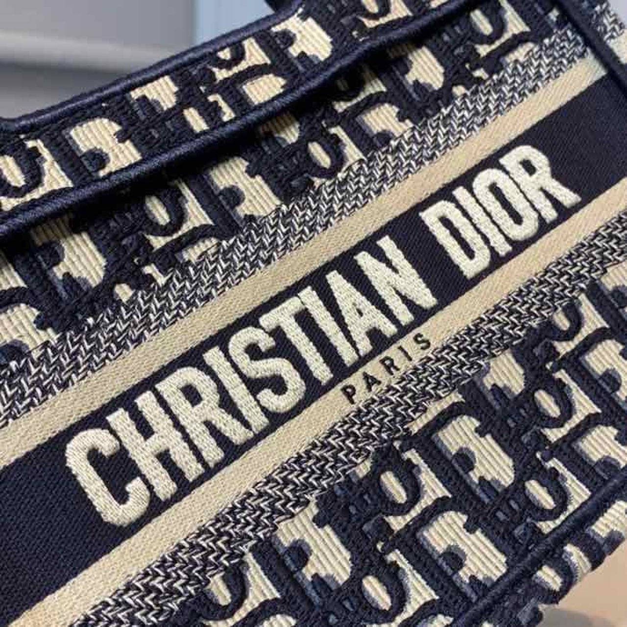 Christian Dior Mini Dior Book Tote Bag Blue By Maria Grazia Chiuri For Women 9in/23cm CDZRIW_