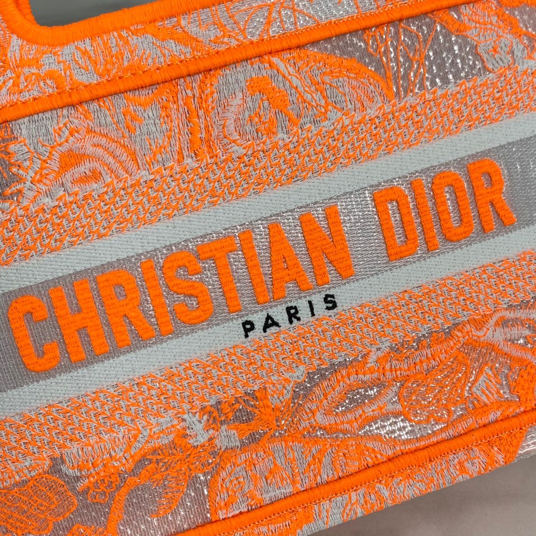 Christian Dior Mini Dior Book Tote Orange For Women, Women’s Handbags 9in/23cm CDZRVJ_