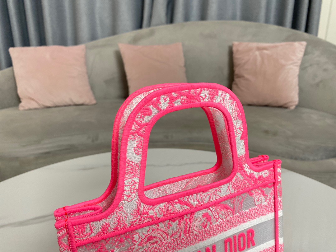 Christian Dior Mini Dior Book Tote Pink, For Women, Women’s Handbags 9in/23cm CDZRVJ_