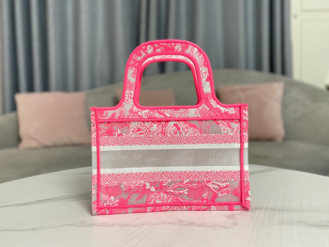 Christian Dior Mini Dior Book Tote Pink, For Women, Women’s Handbags 9in/23cm CDZRVJ_