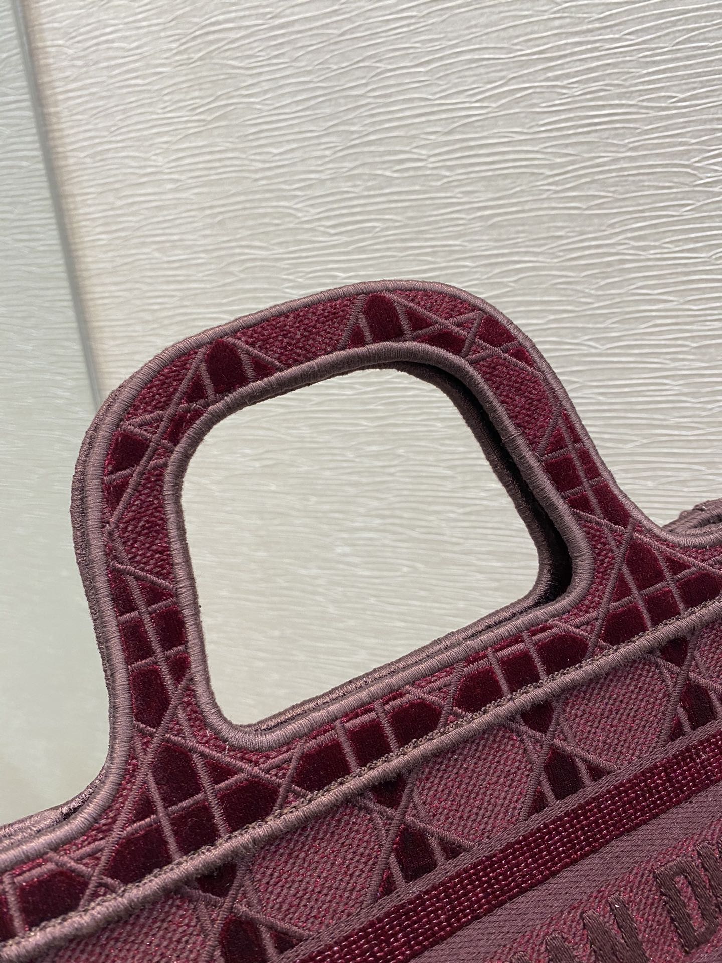 Christian Dior Mini Dior Book Tote Red Embroidery Red For Women Women’s Handbag 9in/23cm CD