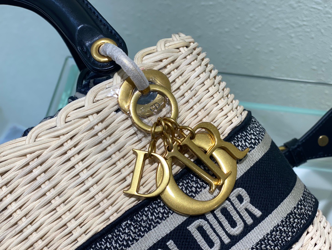 Christian Dior Mini Lady Dior Bag Black, For Women, Women’s Handbags 17cm/6.5in CDCMVO_