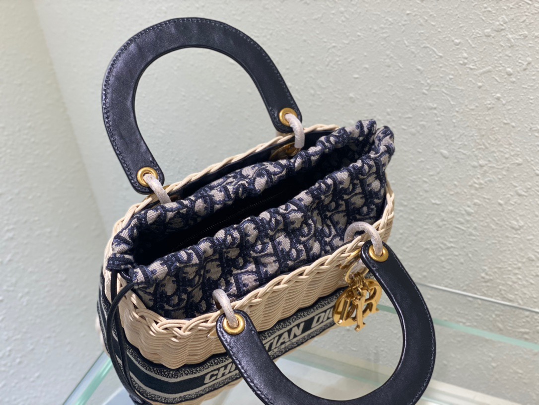 Christian Dior Mini Lady Dior Bag Black, For Women, Women’s Handbags 17cm/6.5in CDCMVO_